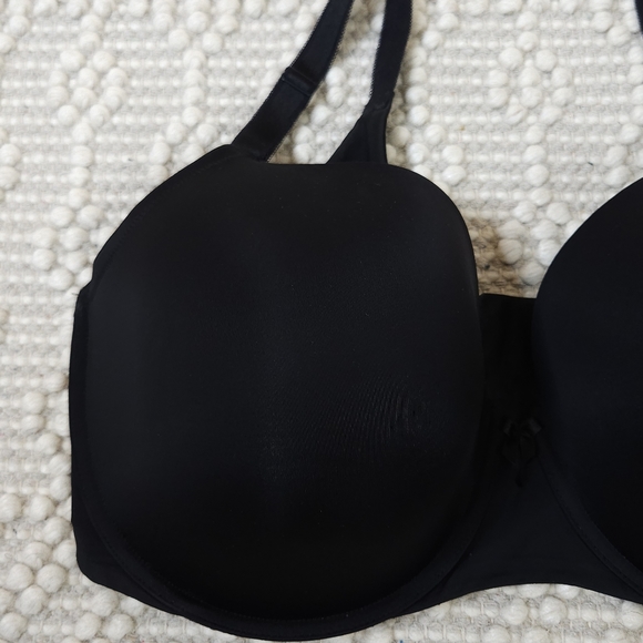Torrid Curve 360 Back Smoothing Lightly Lined T-Shirt Bra Black 40G - Picture 2 of 9